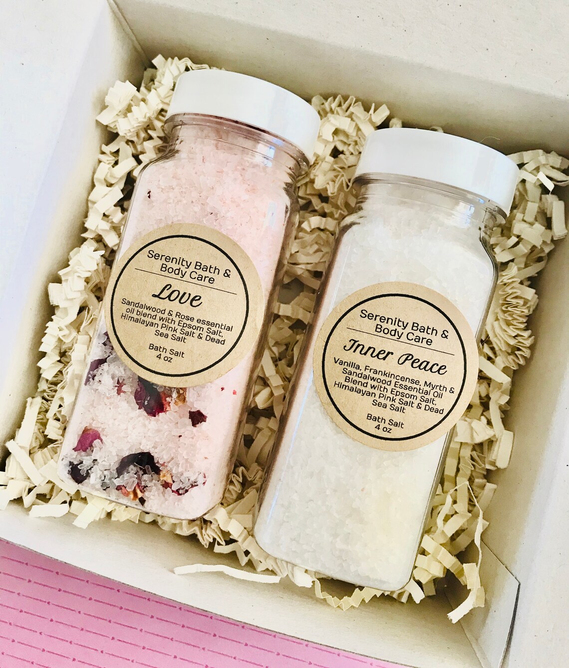 Bath Salts Aromatherapy Bath Salts Gift Set Spa Gift Set Etsy