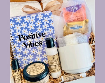 Sending Positive Vibes, Thank you Gift Box, Congrats, Sending Hugs and Love, Employee Appreciation Gift Ideas, Co-Worker Spa Gift Set