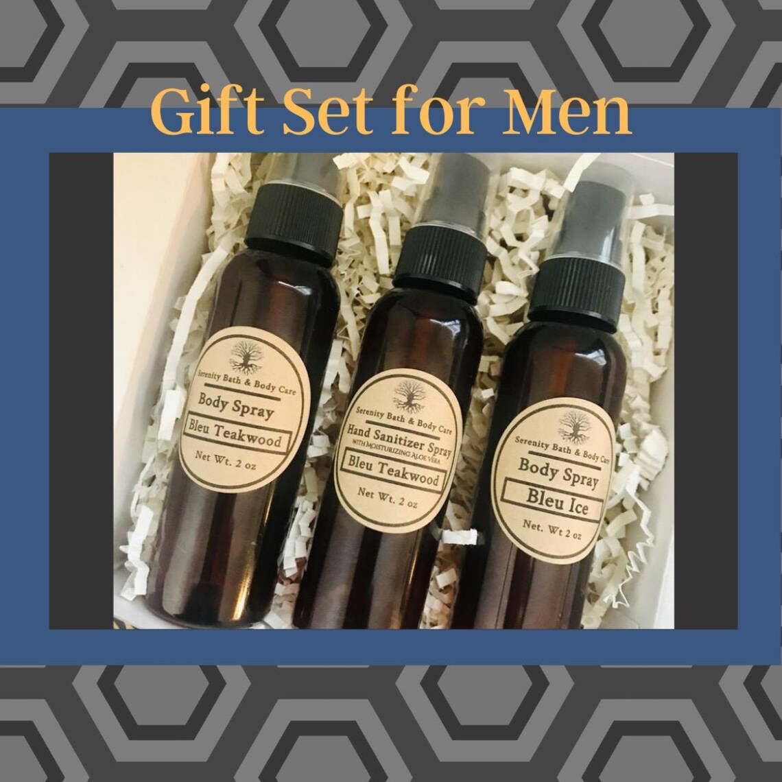 Just Because Gift For Him Men's Gift Set Spa Gift Set Etsy