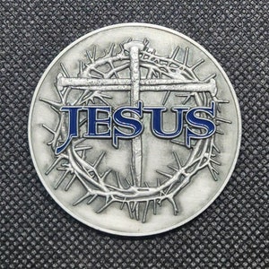 Jesus 2.0" - 3D Metal Alloy Enamel Filled Badge