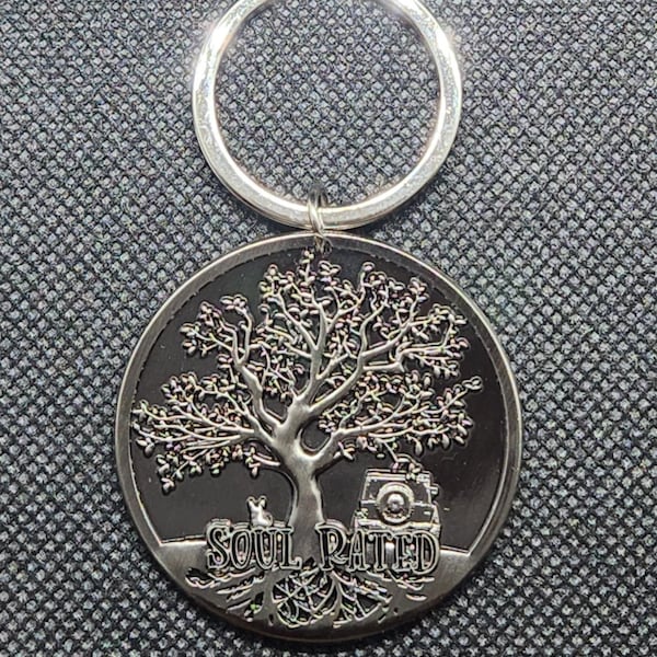 Soul Rated KEYCHAIN - 3D Metal Alloy