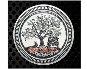 Soul Rated - 3D Metal Alloy Enamel Filled Badge - Trademarked