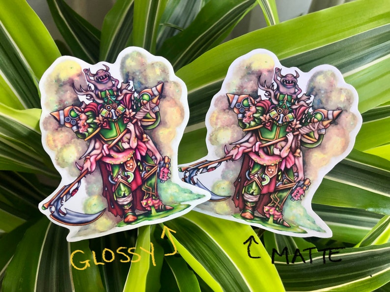 Diseased Marine Sticker - Etsy