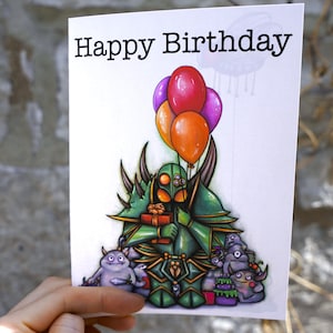 Carte d'anniversaire Fly Lord