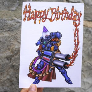 Carte d'anniversaire Battle Sister