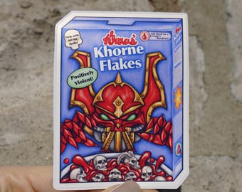 Pegatina de copos de maíz de Khaos