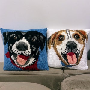 Custom Pet Portrait Throw Pillow image 3