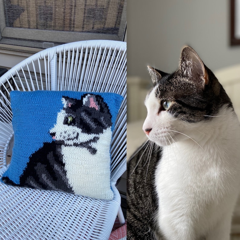 Custom Pet Portrait Throw Pillow image 5