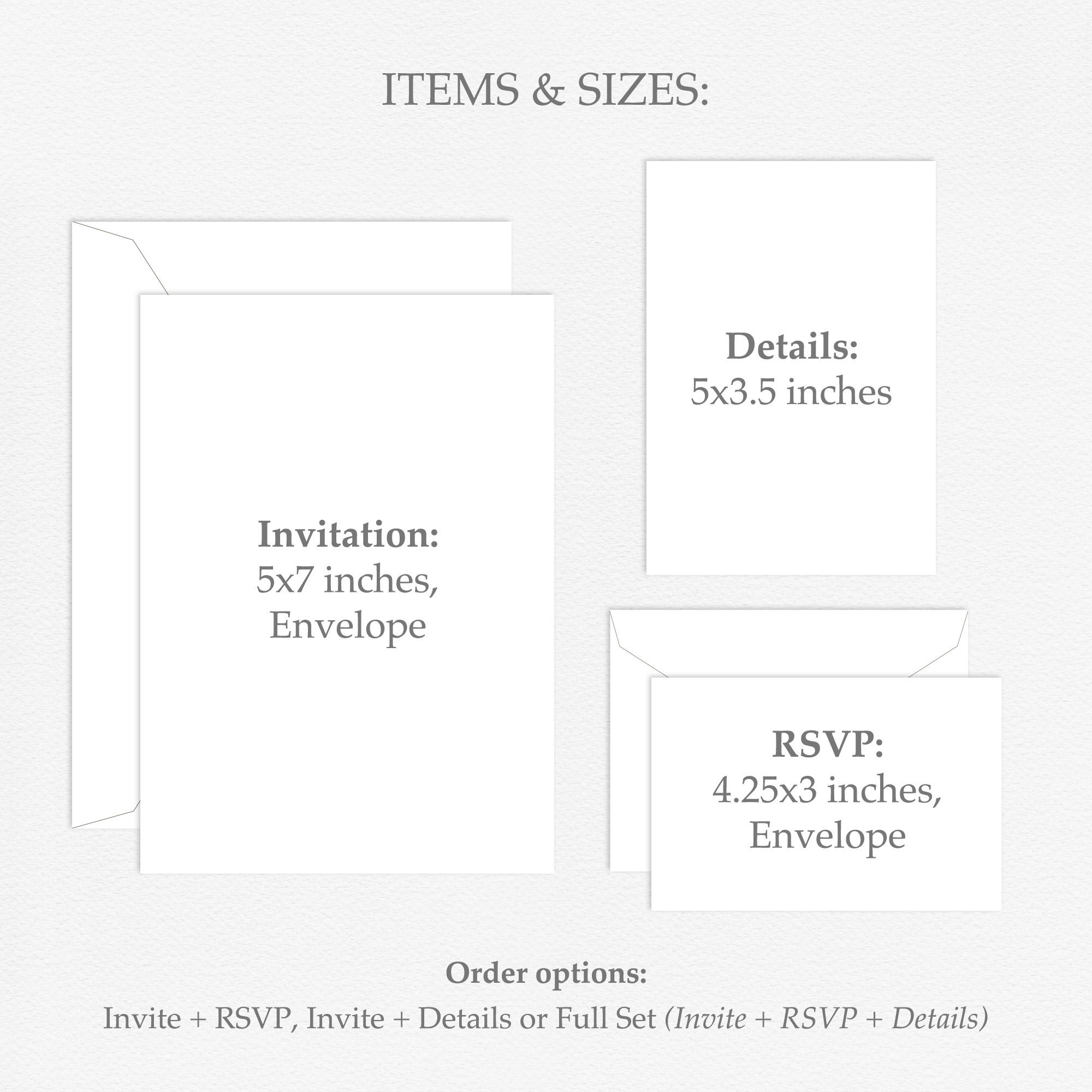 Measurement of wedding card and sizes | Beachweddingtips.com Measurement of wedding card and sizes | Beachweddingtips.com