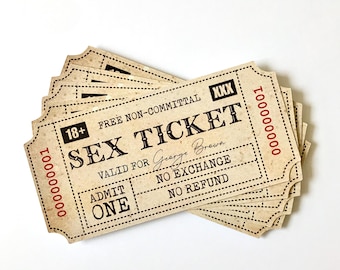 Spicy Love Coupons – Naughty Personalized Gift for Him – Set of 20 Sexy Tickets