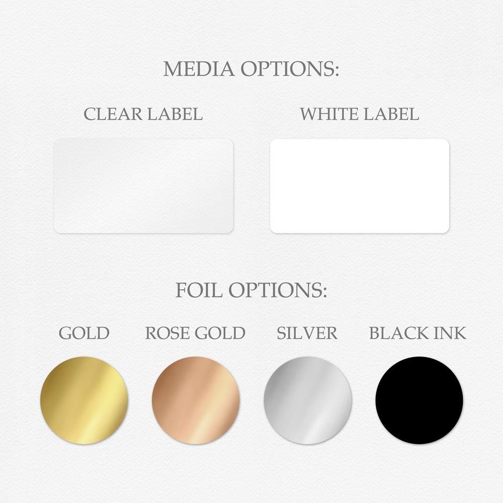 Custom Gold Foil Thank You Stickers, Personalized Packaging Labels for ...