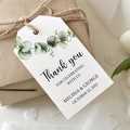 Eucalyptus Wedding Favor Tag, Watercolor Greenery Thank You Tag, Botanical Green Leaf Gift Label, Bridal Shower Personalized Party Tag. product logo
