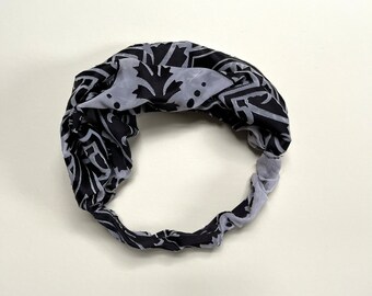 デザイナーサテンバーンアウトソフトヘッドバンド