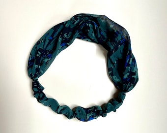 デザイナーシルクシフォンソフトヘッドバンド