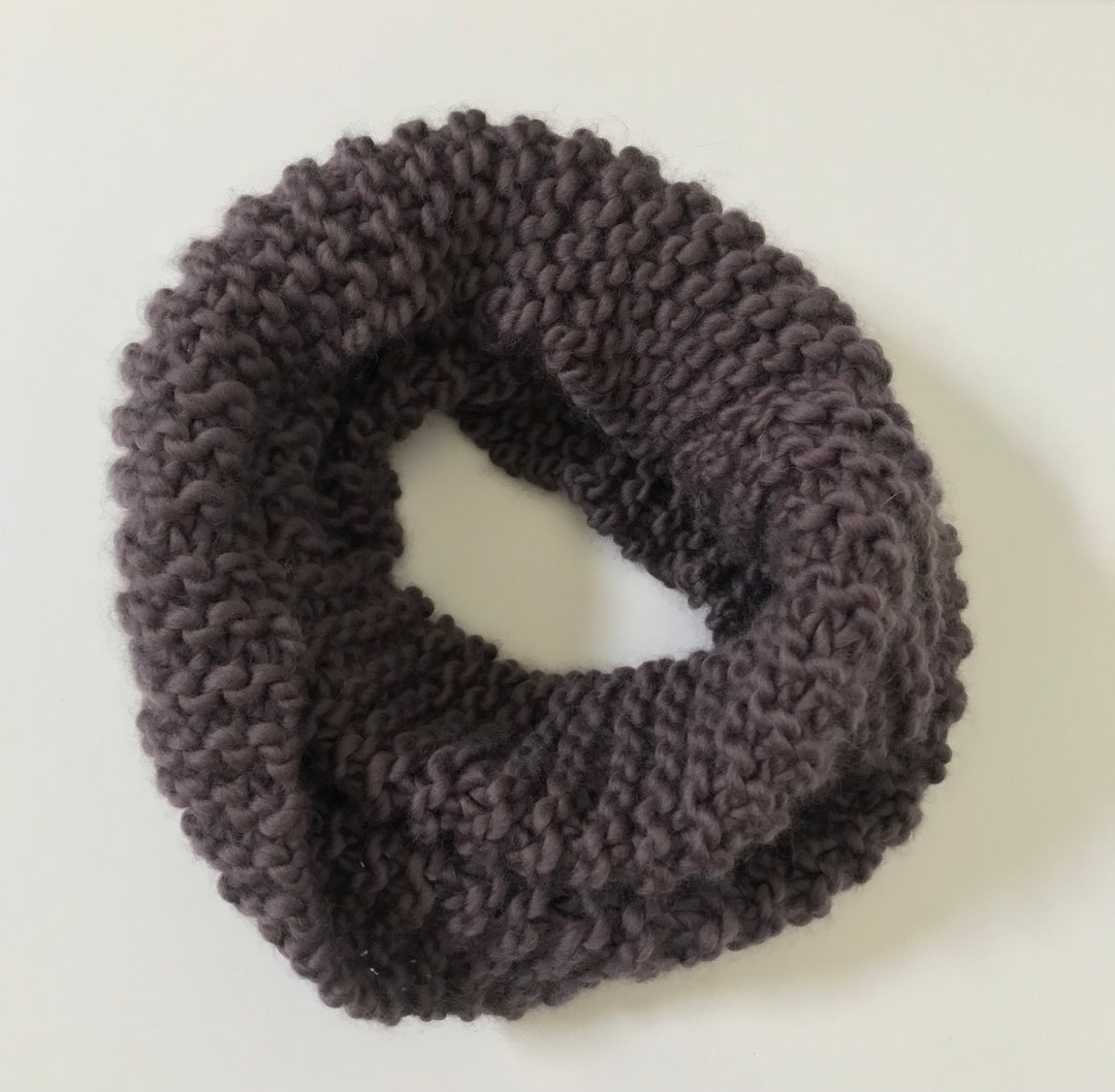Hand Knit Merino Wool Infinity Scarf - Etsy