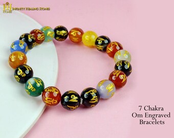 108 Mala Bracelet African Turquoise Gemstones Spiritual Jewelry Wrist Mala Prayer Beads AUM OM Charm Memory Wire Bracelet Lava Rock