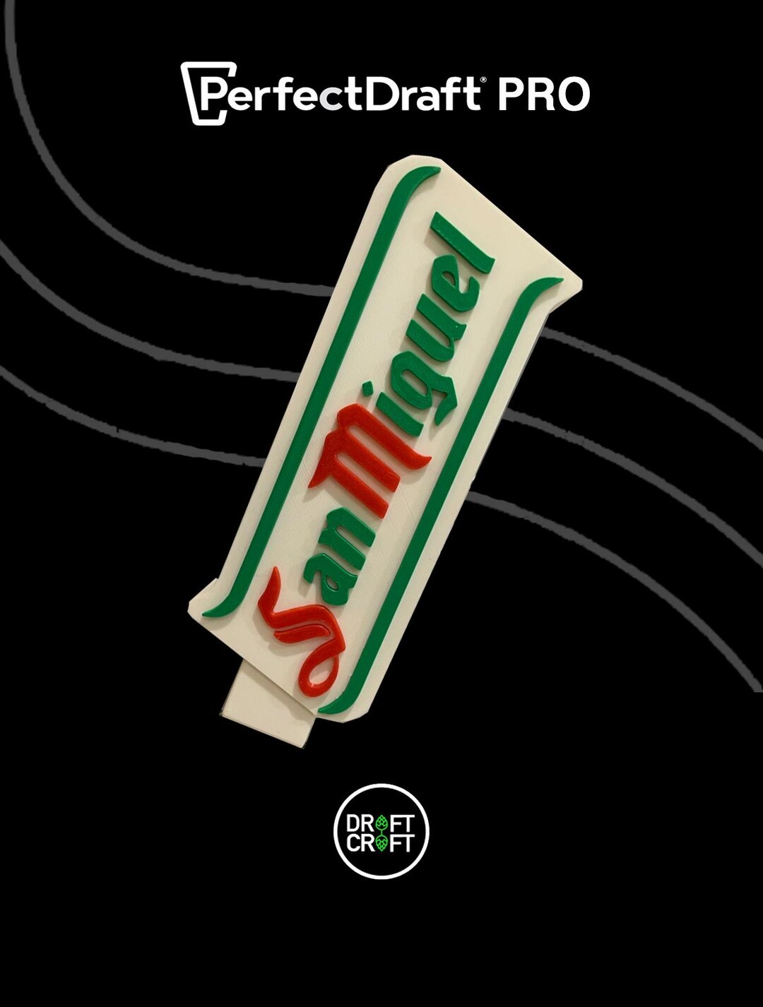 San Miguel Perfectdraft Pro Tap Handle 3d Printed - Etsy