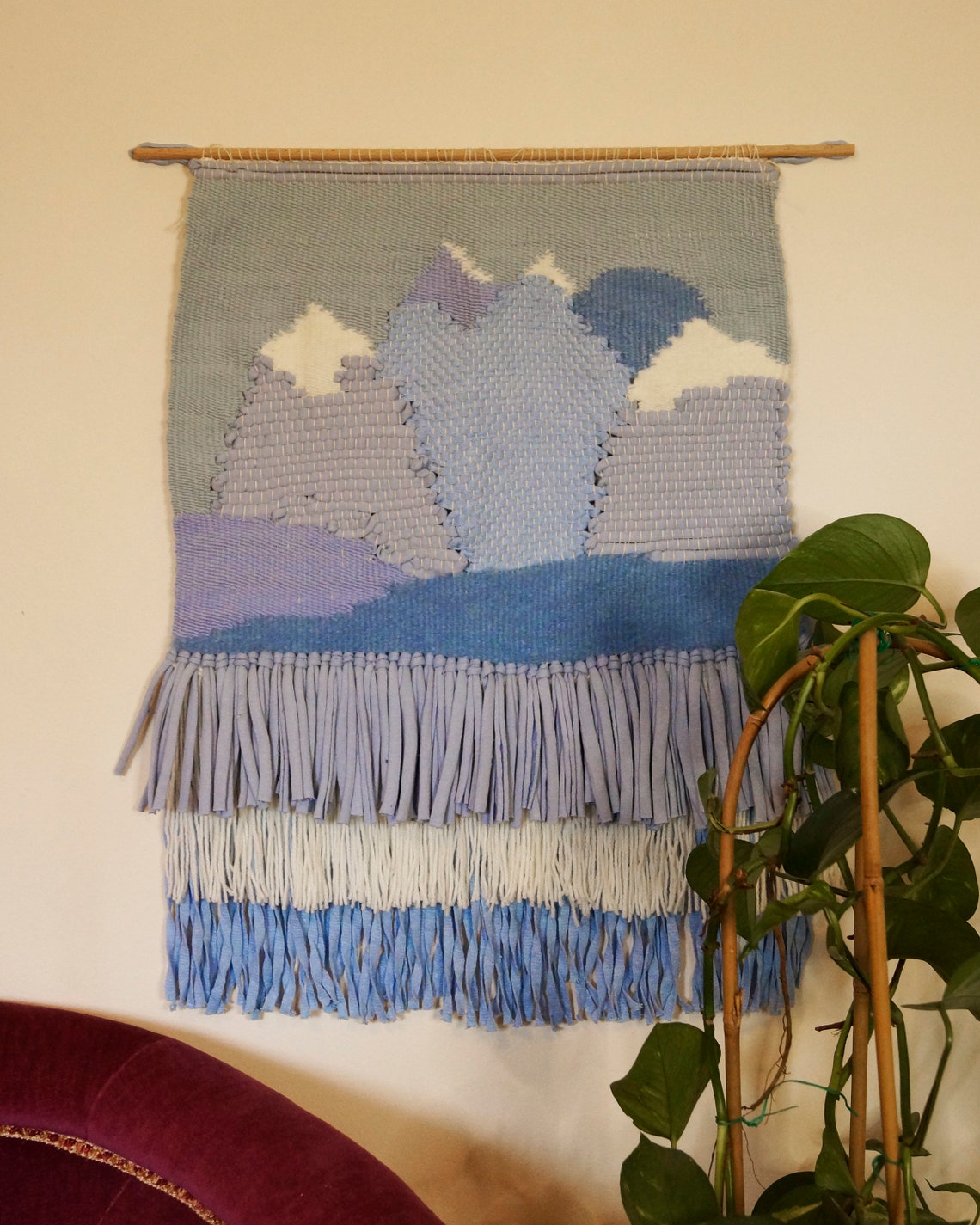 Hand Woven Wall Hangings Fibre Wall Art Abstract Etsy