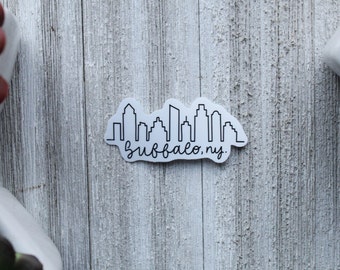 Buffalo stickers | Buffalo theme stickers | Buffalo, NY stickers | Waterproof stickers |