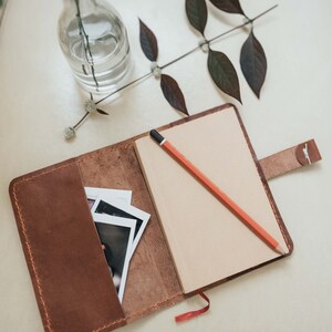 PDF Pattern - A6 Leather Journal Cover - Leathercraft Template