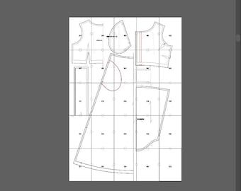 Adobe Illustrator Tiling Tool Plugin by Stychn- Tile Large Designs into Print-Ready PDFs - Fully Auto - Sewing Pattern Design