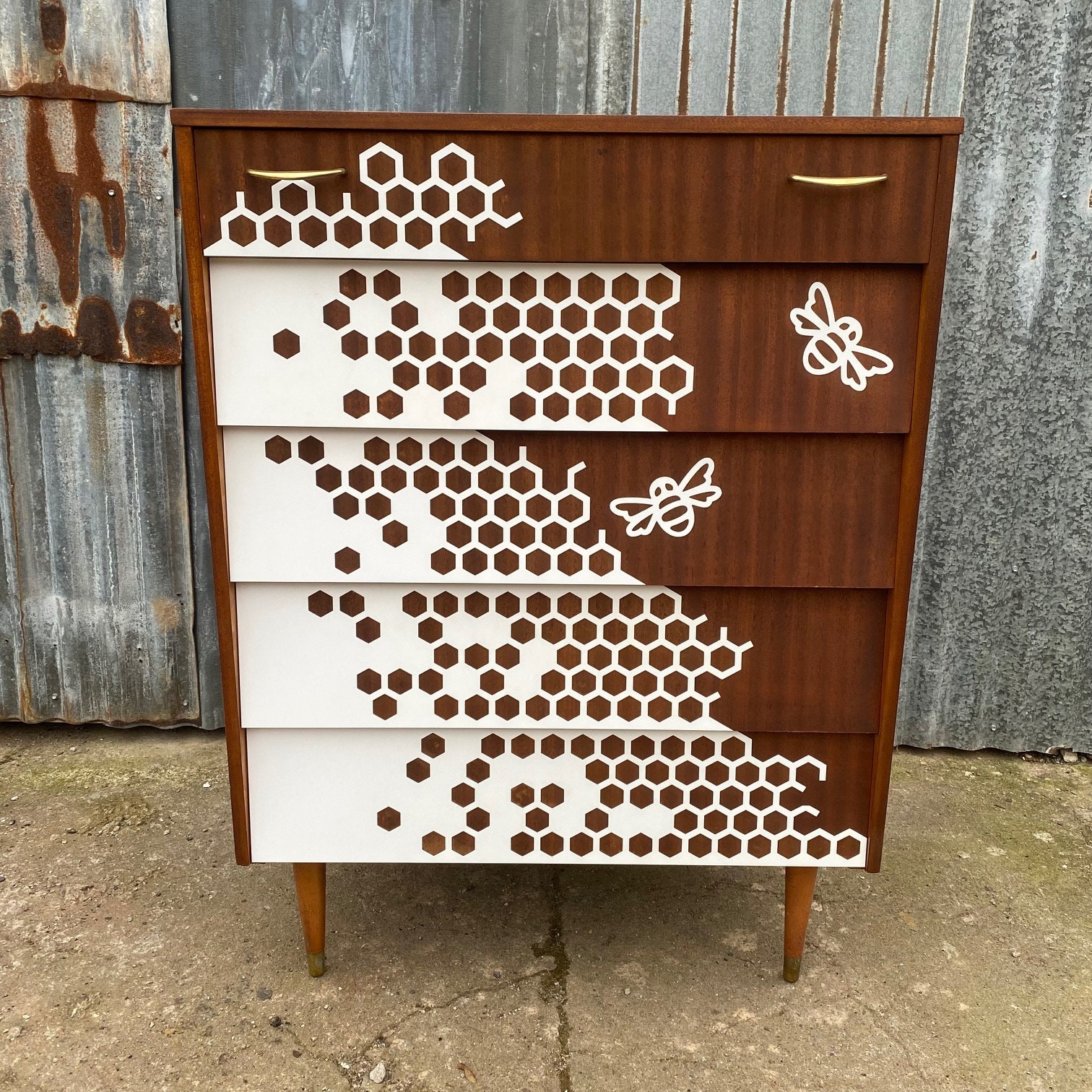 Large mid century modern dresser deals