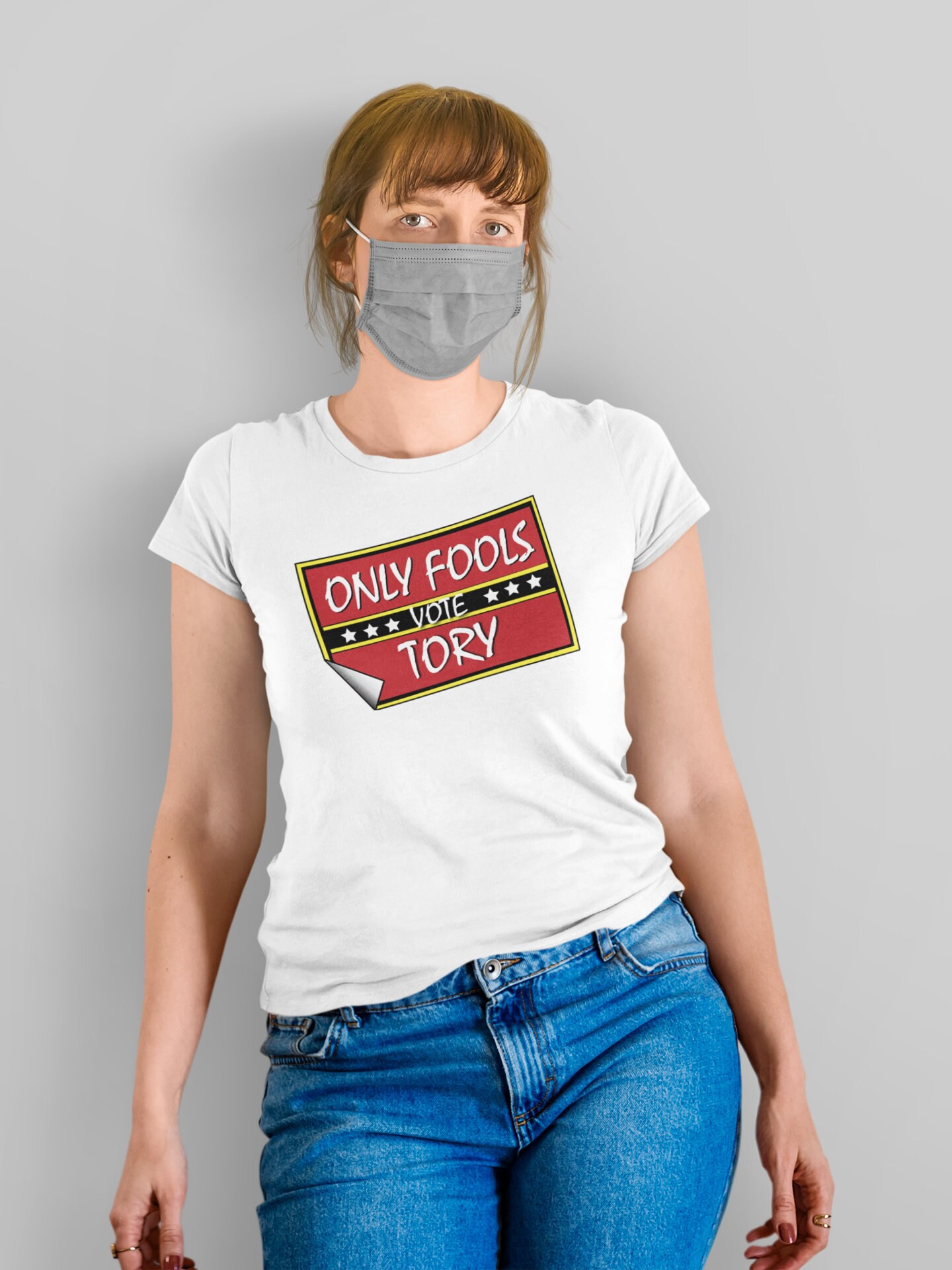 Only Fools vote Tory T-shirt | Nobody likes a Tory | Anti-Tory T-shir…