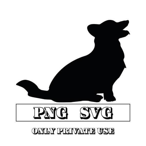 Welsh Corgi Silhouette Png Svg Corgi Owner Digital Etsy