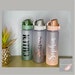 Personalised Water Bottle With Water Tracker | Frosted Ombre Design | Gym Water Bottle | Eco Friendly | 700ml | Adults | Kids 