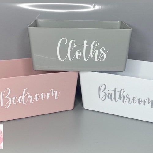 Personalised Storage Mrs Hinch Inspired Storage Box Kitchen/ Etsy UK