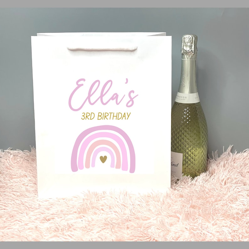 Personalised Baby Shower Gift Bag Eucalyptus Design Guest Etsy UK