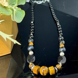 Tiger-eye necklace