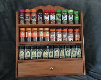 Gewurzregal Mit Schubladen Etsy