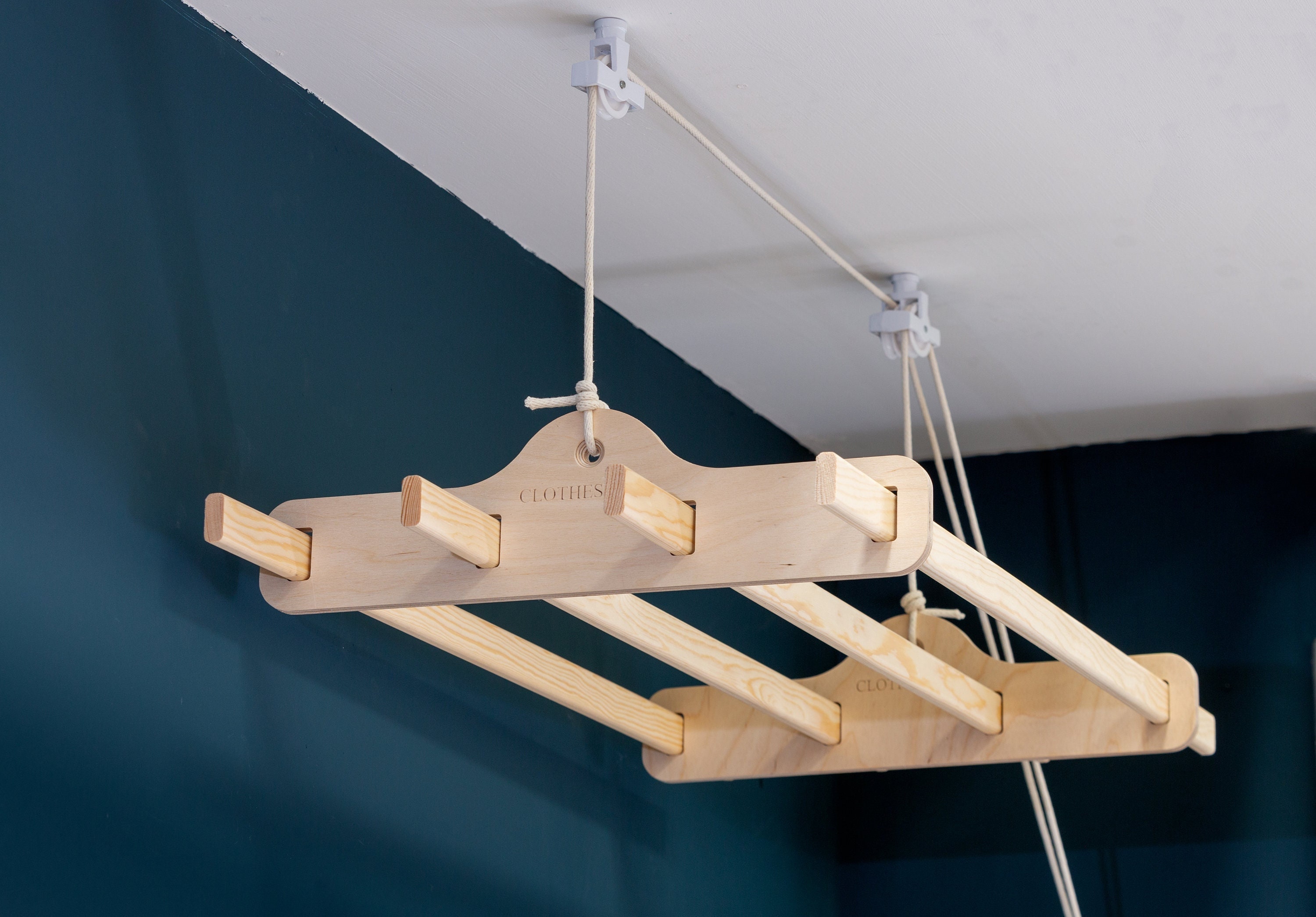 Wooden Foldable Clothes Airer, Clothes Drying Rack. Puidust  Pesukuivatusrest. 