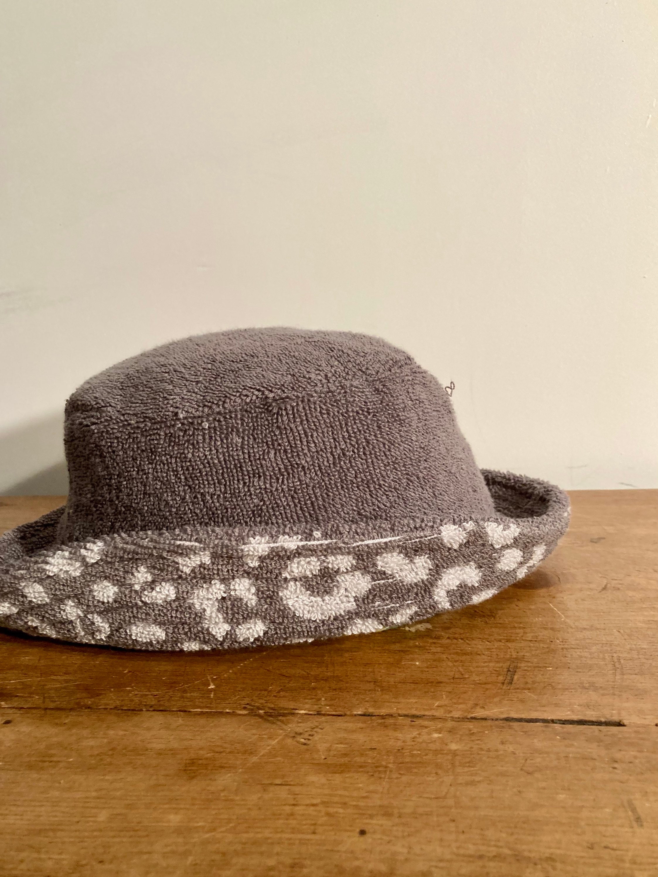 Grey Towel Bucket Hat Etsy