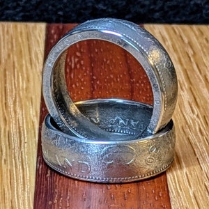 Netherlands Coin Ring. Handmade ring using a Dutch Gulden coins. Makes a wonderful gift. Birthday Anniversary Jewelry Holland Souvenir