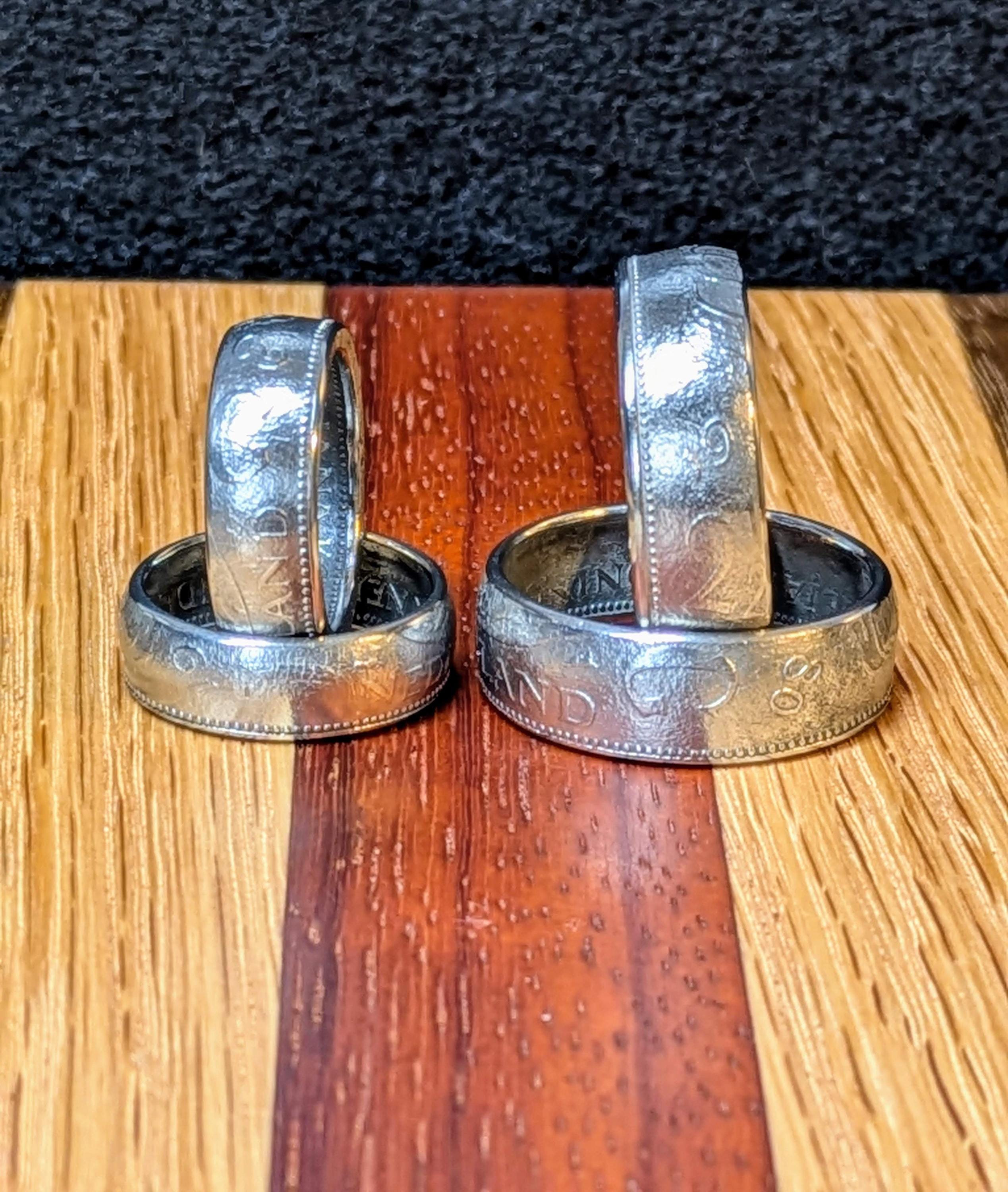 Netherlands Coin Ring - 1 Gulden and 2.5 Gulden Ring - Dutch Coin ...