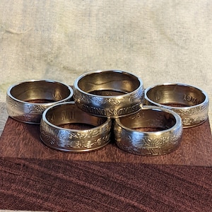 Mexico Coin Rings. Handmade with coins from Mexico. Make wonderful gifts. Birthday. Anniversary. Wedding. Father&#39;s Day. Jewelry
