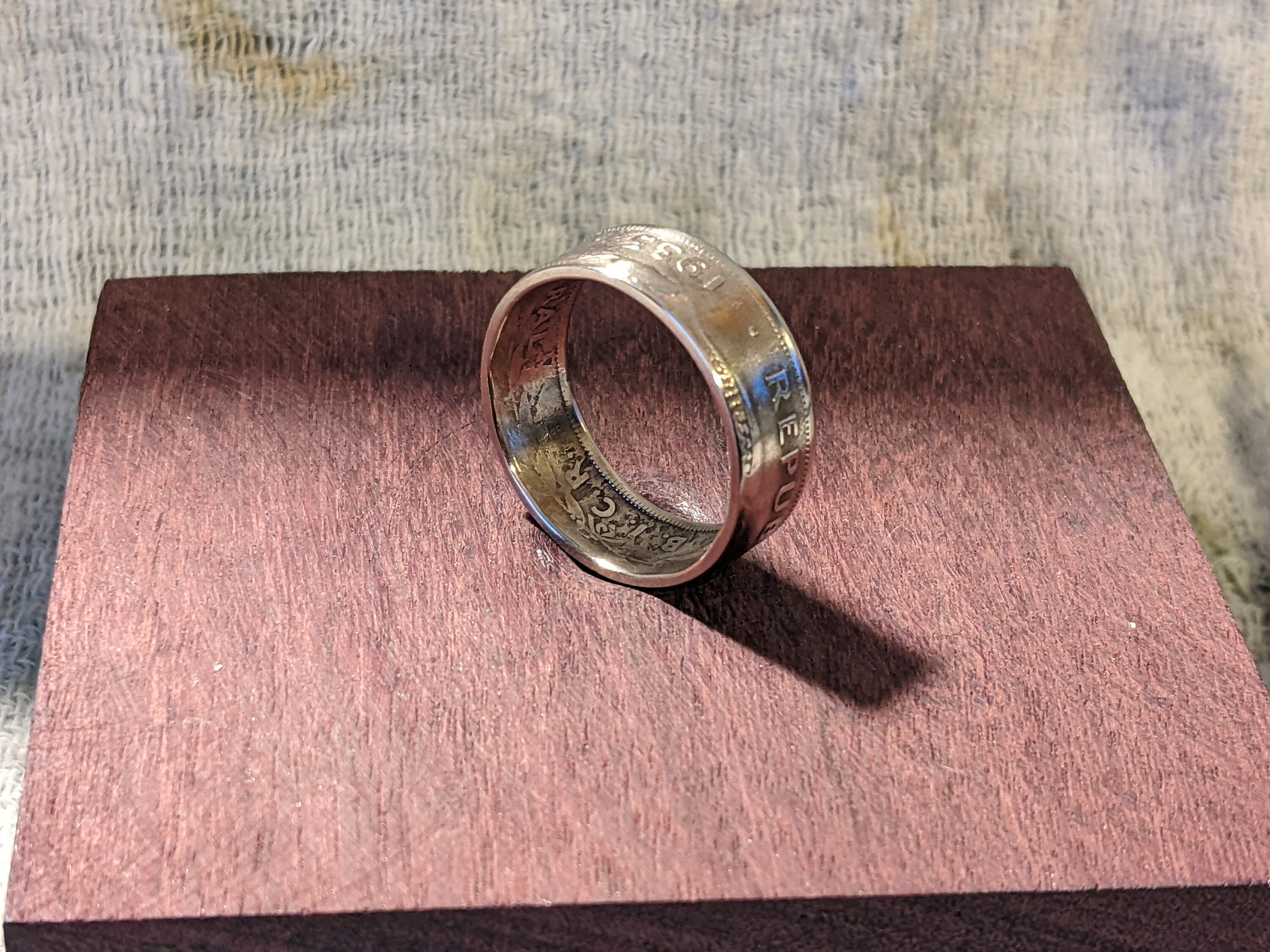 Costa Rica Coin Ring 50 and 100 Colones - Handmade Coin Jewelry ...