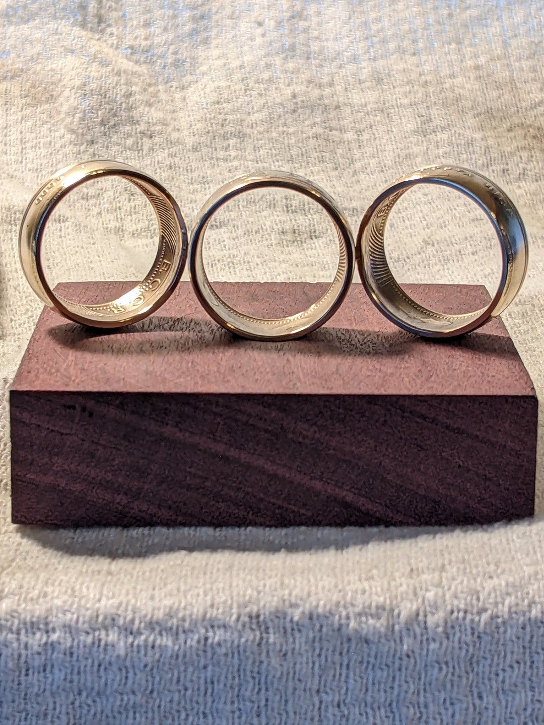 Costa Rica Coin Ring 50 and 100 Colones - Handmade Coin Jewelry ...