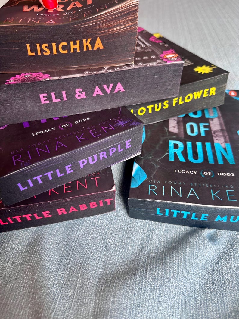 Legacy of Gods | Rina Kentbooks 1-6 | Airbrushed Edges Set - Etsy