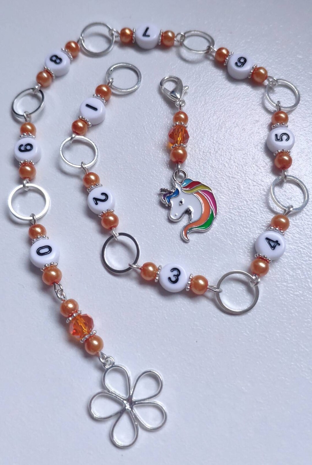 Row Counter, Chain Row Counter, Unicorn Design - Etsy