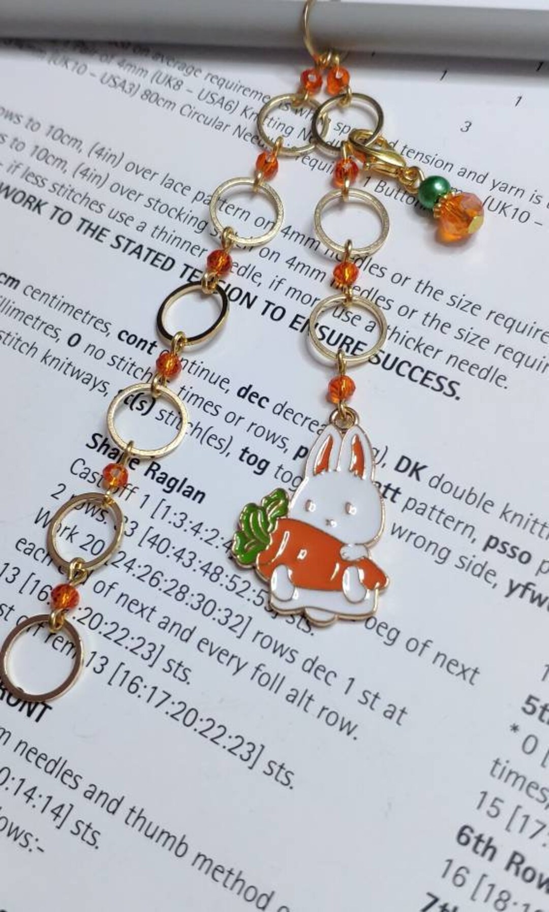 Row Counter, Chain Counter for Knitting, Bunny and Carrot Design - Etsy