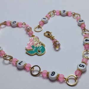 Row counter, chain counter for knitting mermaid design
