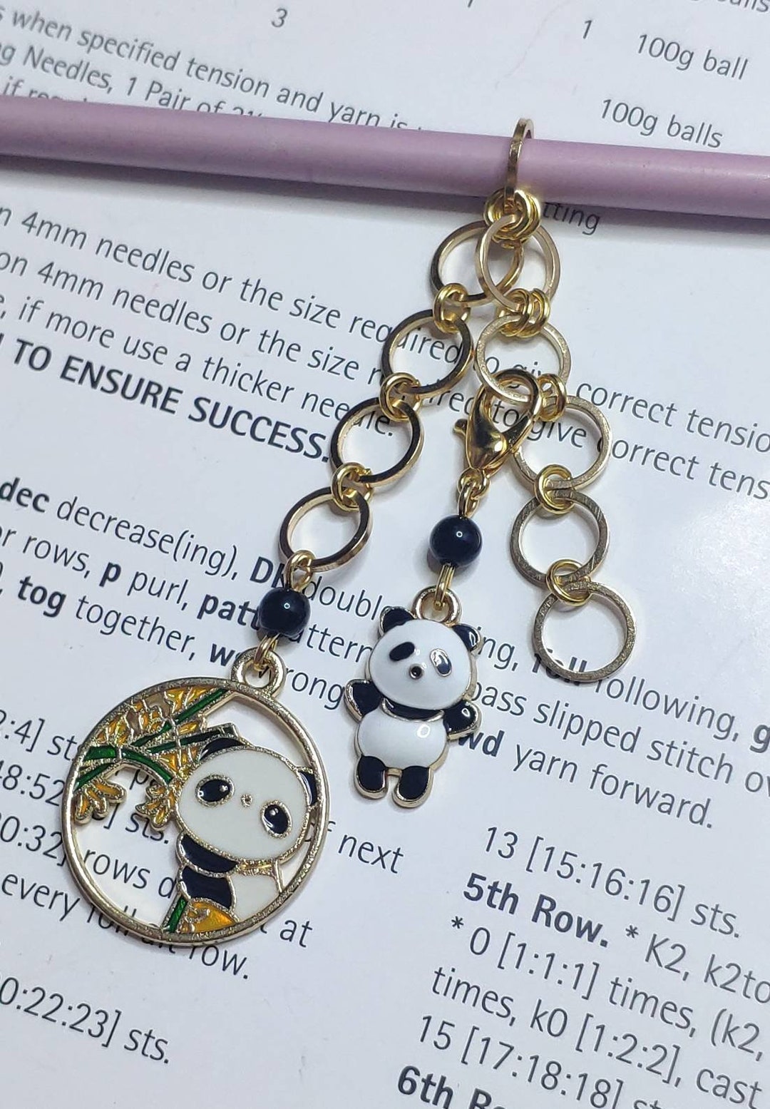 Chain Row Counter, Counter for Knitting, Panda Design - Etsy