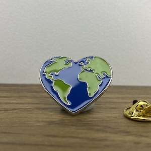 Earth Heart Pin - emaille Pin