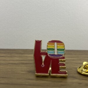 Love pin - Pride Pin- Love Is Love. Rainbow Pin - Pride -