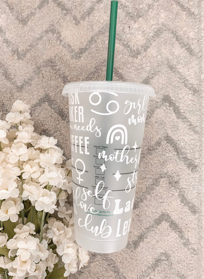 Coffee Cup Mother\u2019s Day Gift Personalized Starbucks Cup Small Business Owner Starbucks Cup Mom Starbucks Cup