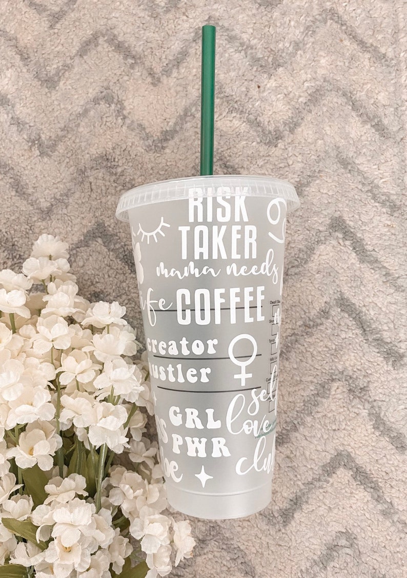 Coffee Cup Mother\u2019s Day Gift Personalized Starbucks Cup Small Business Owner Starbucks Cup Mom Starbucks Cup