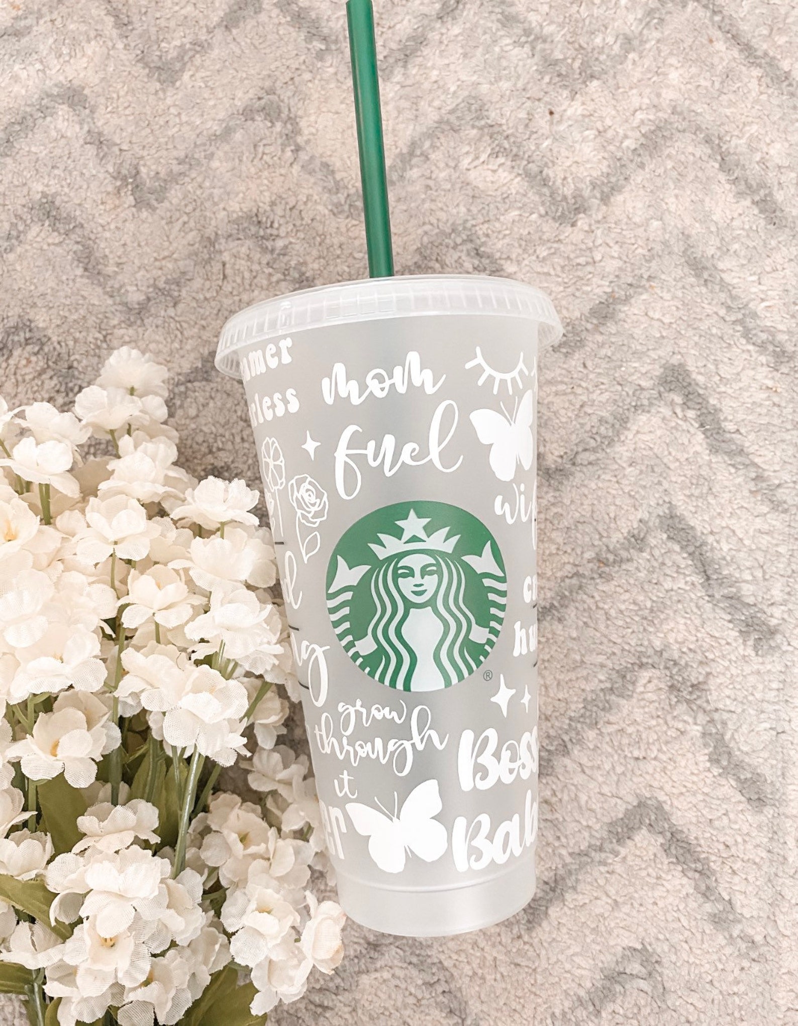 Personalized Starbucks Cup Mom Starbucks Cup Mothers Day Etsy